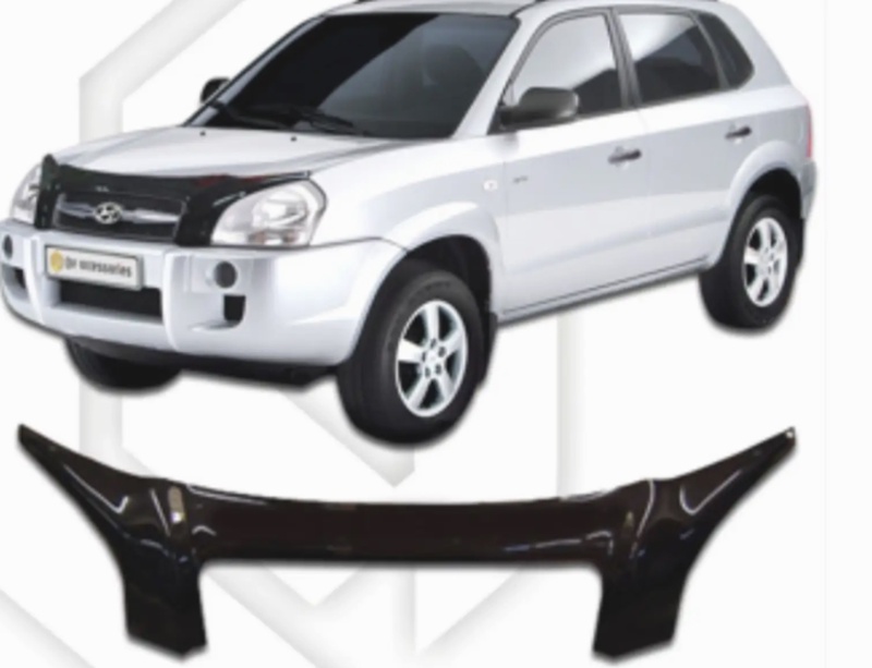 Спойлер на капот Hyundai Tucson 2006